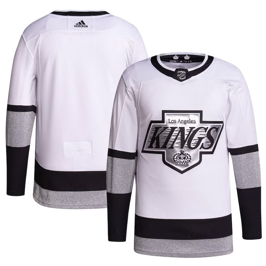 Men Los Angeles Kings adidas White Alternate Primegreen Authentic Pro NHL Jersey->los angeles kings->NHL Jersey